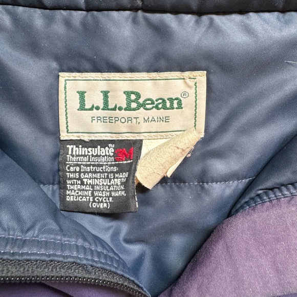 LL Bean vintage 80s 1/4 zip pull-over jacket - Picture 4 of 5